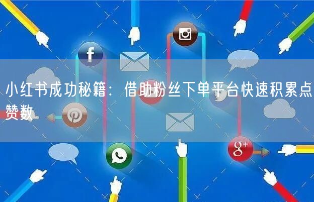 小红书成功秘籍：借助粉丝下单平台快速积累点赞数