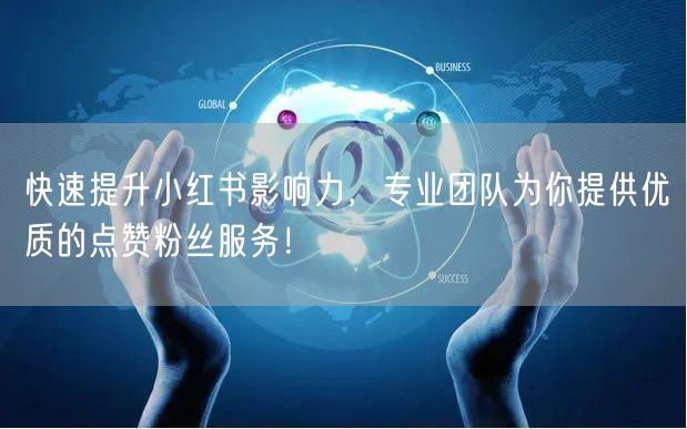 快速提升小红书影响力，专业团队为你提供优质的点赞粉丝服务！