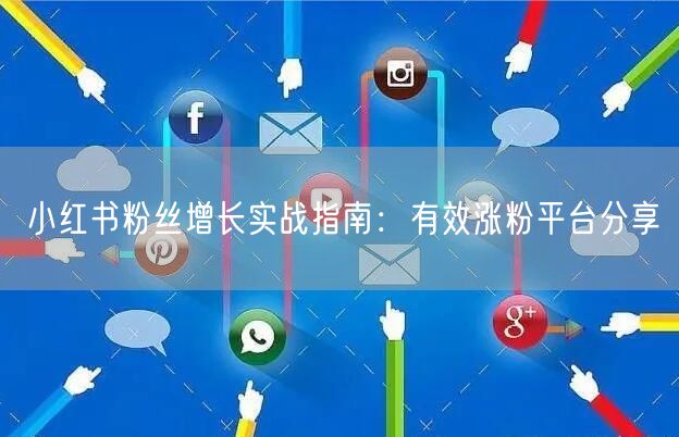 小红书粉丝增长实战指南：有效涨粉平台分享