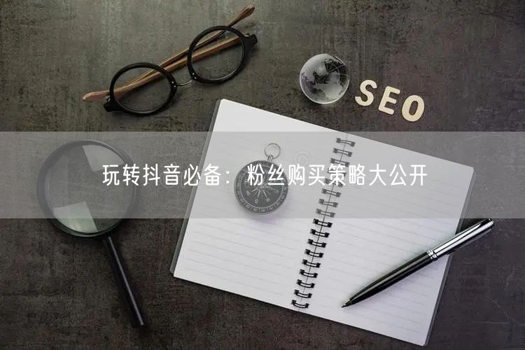 玩转抖音必备：粉丝购买策略大公开