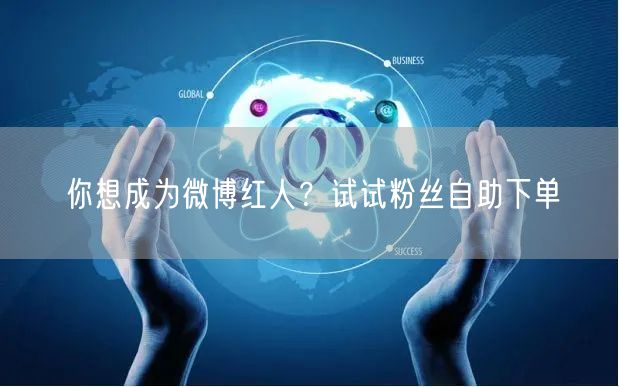 你想成为微博红人？试试粉丝自助下单
