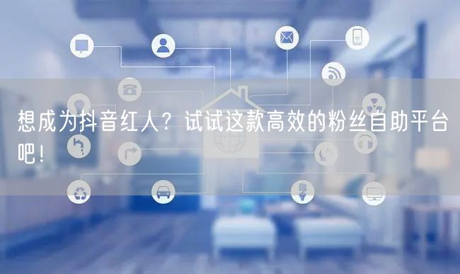 想成为抖音红人？试试这款高效的粉丝自助平台吧！