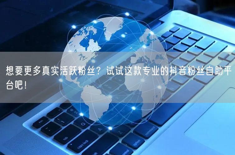 想要更多真实活跃粉丝？试试这款专业的抖音粉丝自助平台吧！