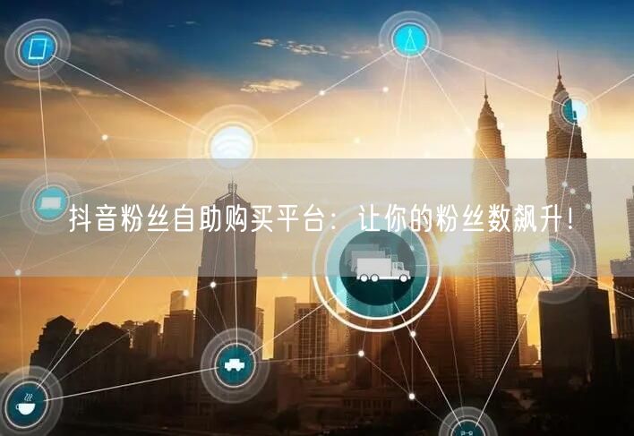 抖音粉丝自助购买平台：让你的粉丝数飙升！