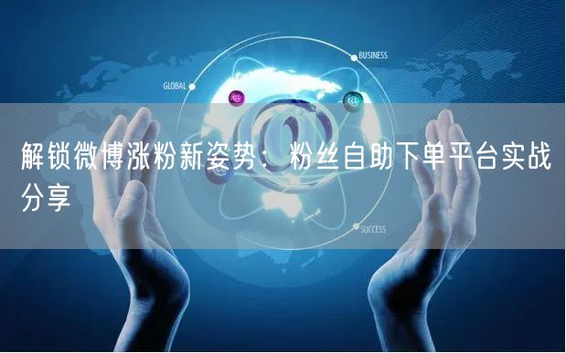 解锁微博涨粉新姿势：粉丝自助下单平台实战分享