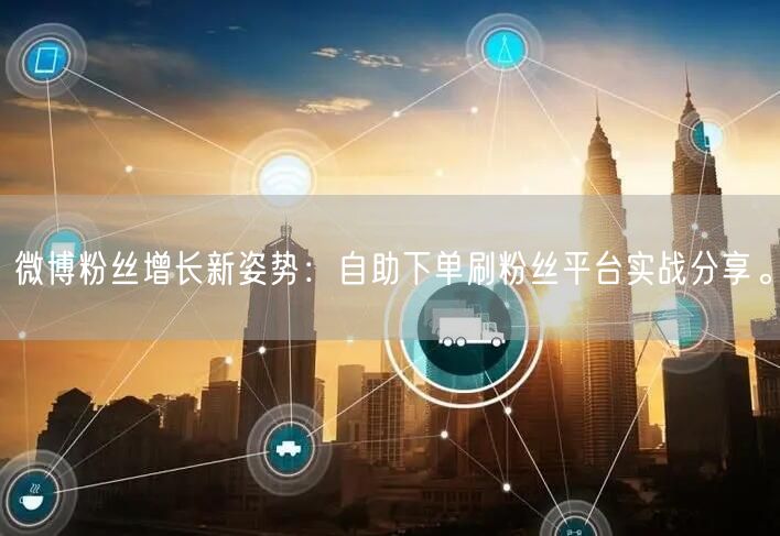 微博粉丝增长新姿势：自助下单刷粉丝平台实战分享。