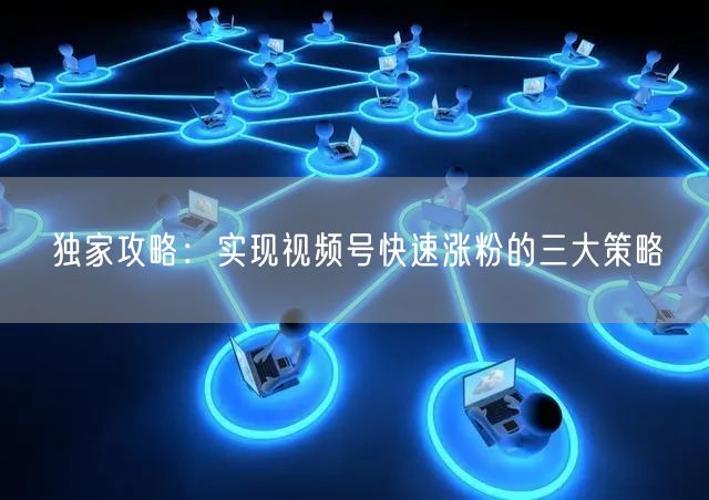 独家攻略：实现视频号快速涨粉的三大策略