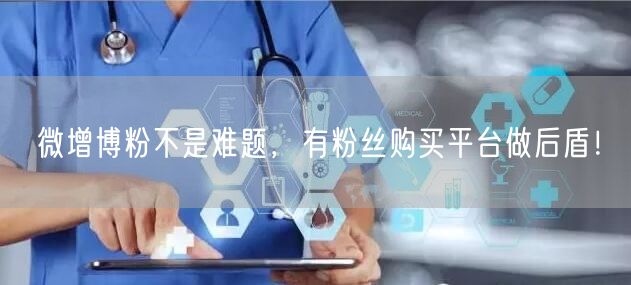 微增博粉不是难题，有粉丝购买平台做后盾！