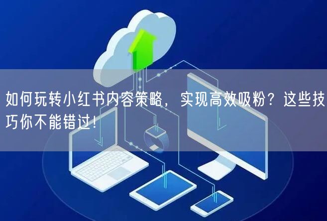 如何玩转小红书内容策略，实现高效吸粉？这些技巧你不能错过！