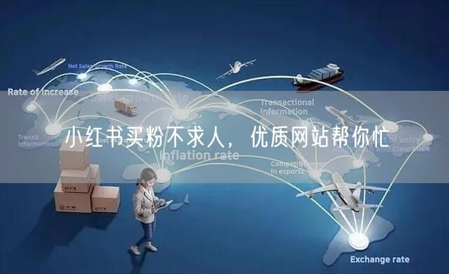 小红书买粉不求人，优质网站帮你忙