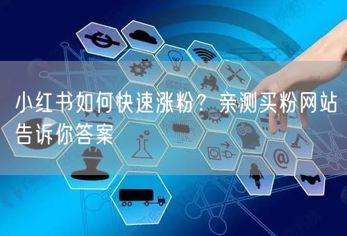 小红书如何快速涨粉？亲测买粉网站告诉你答案